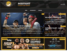 Tablet Screenshot of mixfight.com