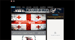 Desktop Screenshot of mixfight.ge